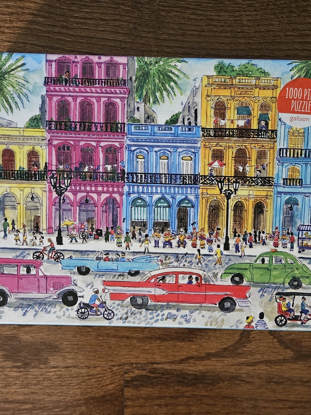 Galison Havana Street 1000-Piece Puzzle - Cuba Puzzle